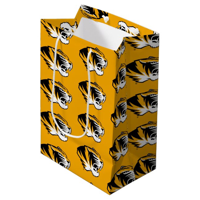 University of Missouri Tiger Medium Gift Bag (Front Angled)
