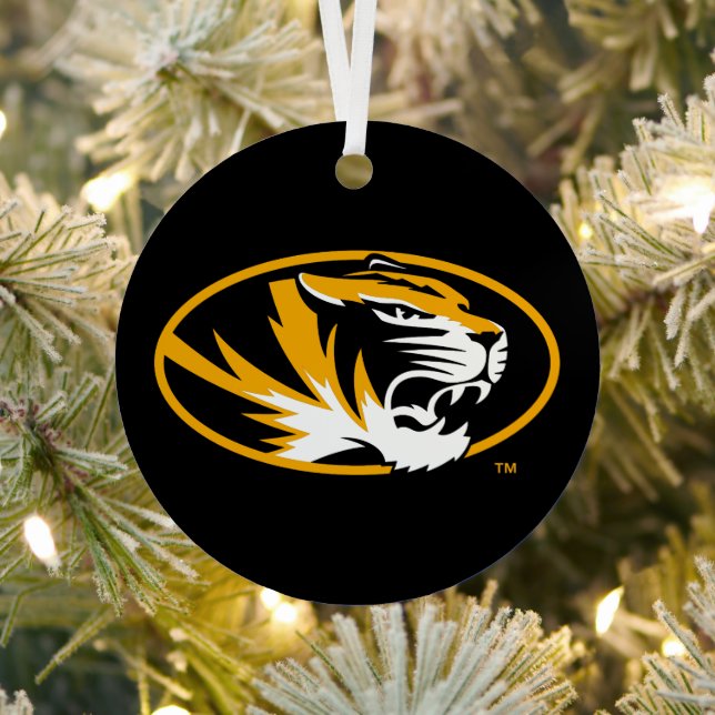 University of Missouri Tiger Metal Ornament (Insitu)