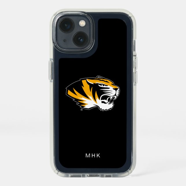 University of Missouri Tiger | Monogram Speck iPhone 13 Case (Front)