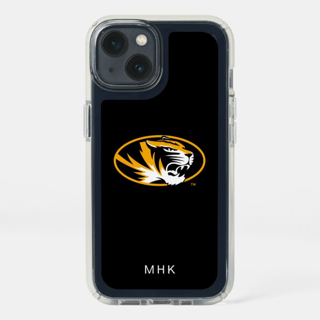 University of Missouri Tiger | Monogram Speck iPhone 13 Case (Front)