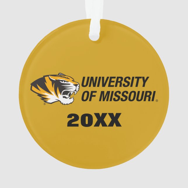 University of Missouri Tiger Ornament (Back)