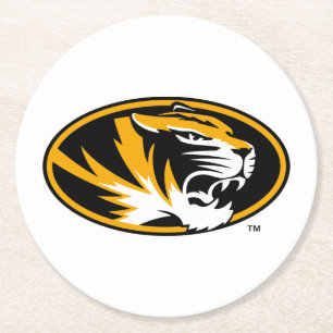 University of Missouri Tiger Round Paper Coaster