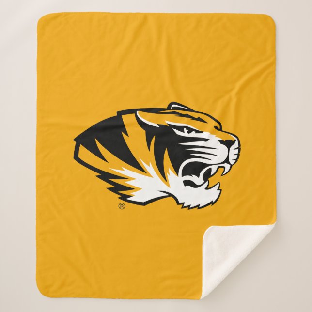 University of Missouri Tiger Sherpa Blanket (Front)