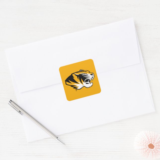 University of Missouri Tiger Square Sticker (Envelope)