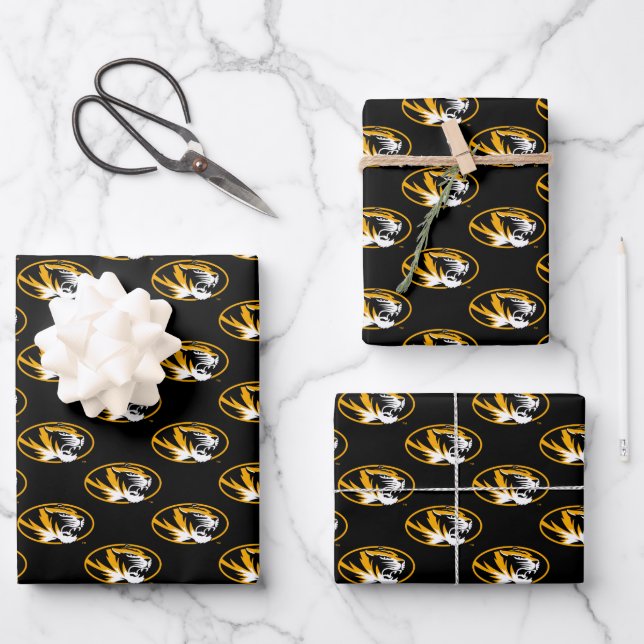 University of Missouri Tiger Wrapping Paper Sheets (Front)