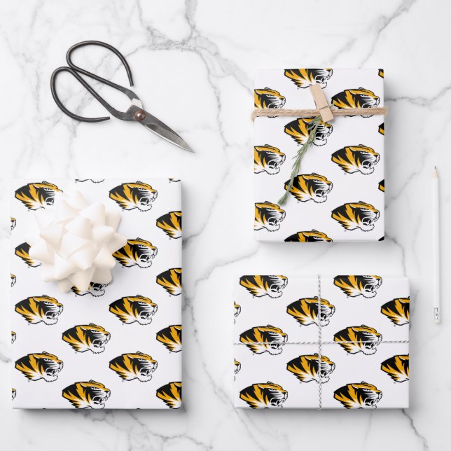 University of Missouri Tiger Wrapping Paper Sheets (Front)