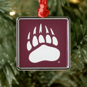 University of Montana Metal Ornament