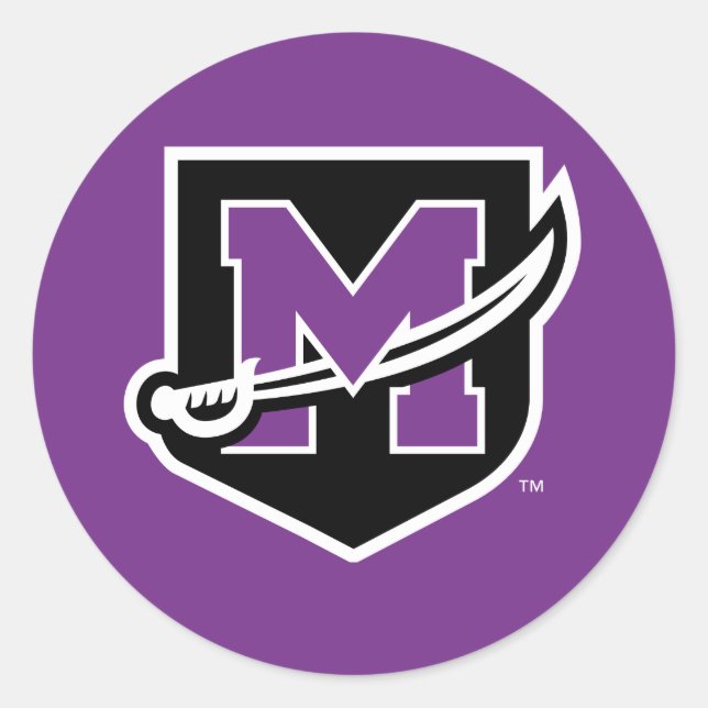University of Mount Union Classic Round Sticker (Front)