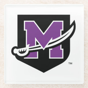 University of Mount Union Glass Coaster