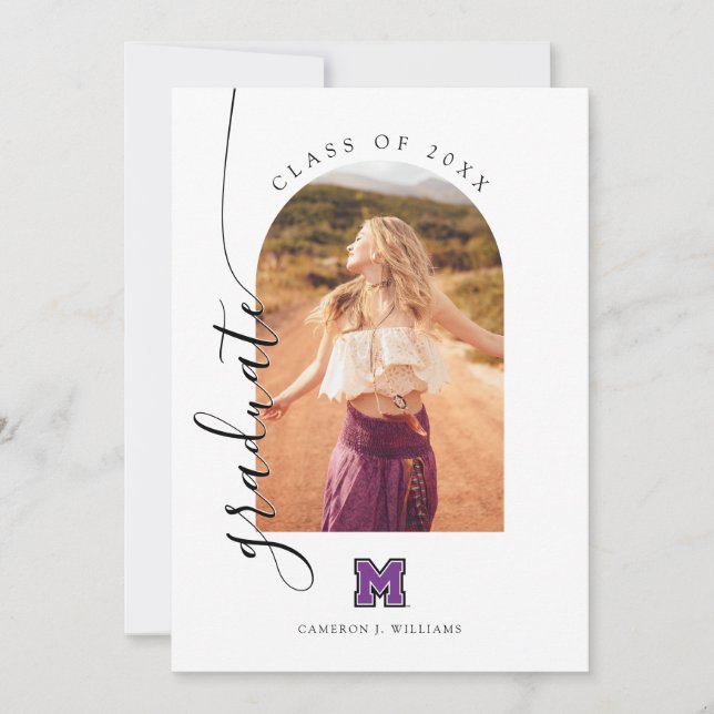 University of Mount Union Graduation Announcement (Front)