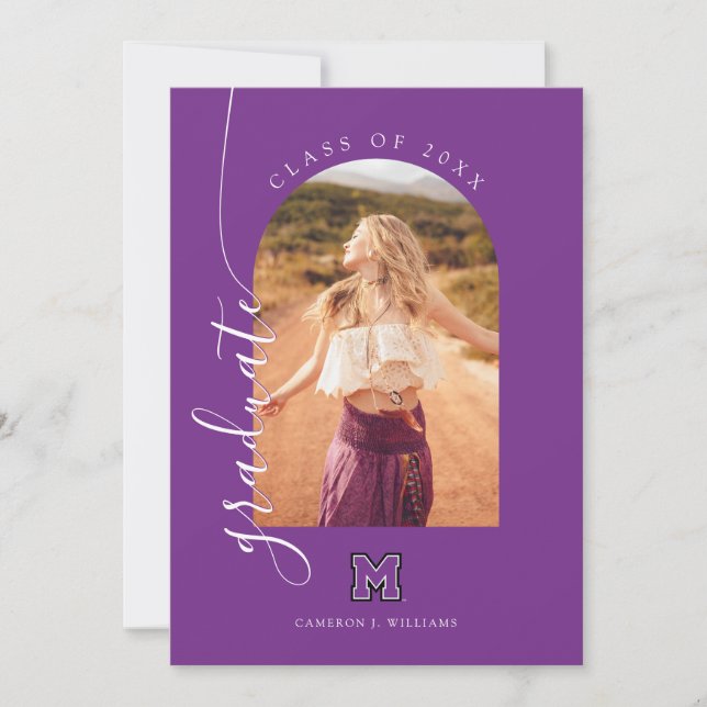University of Mount Union Graduation Announcement (Front)