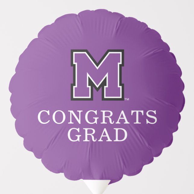 University of Mount Union Graduation Balloon (Front)