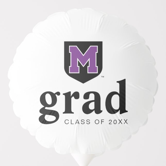 University of Mount Union Graduation Balloon (Front)