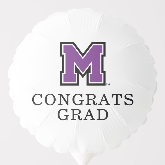 University of Mount Union Graduation Balloon (Front)