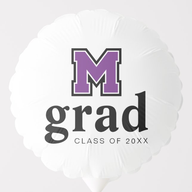 University of Mount Union Graduation Balloon (Front)
