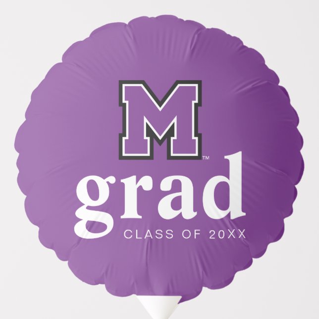 University of Mount Union Graduation Balloon (Front)