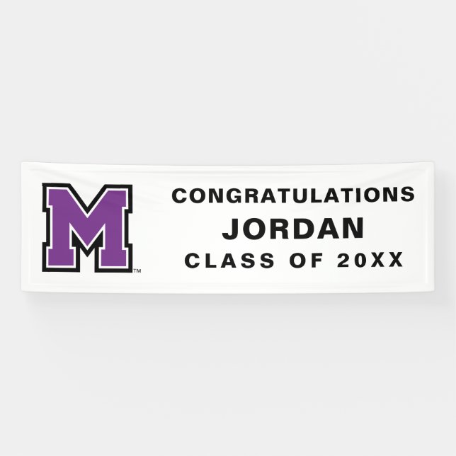 University of Mount Union Graduation Banner (Horizontal)