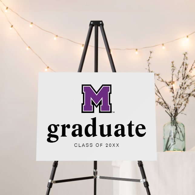 University of Mount Union Graduation Foam Board (In Situ (Stand))