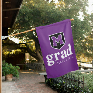 University of Mount Union Graduation House Flag
