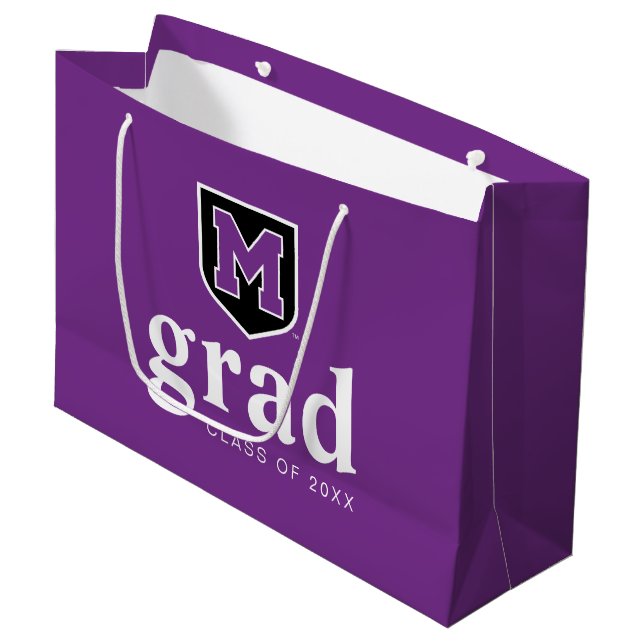 University of Mount Union Graduation Large Gift Bag (Front Angled)