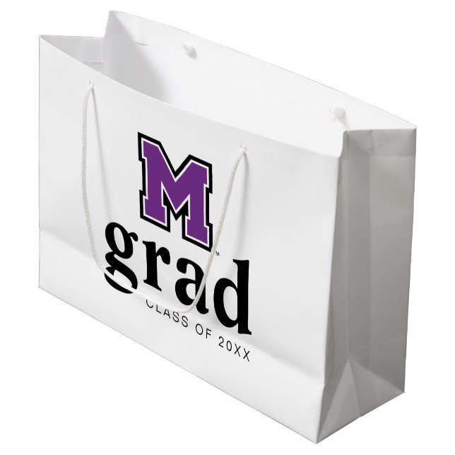 University of Mount Union Graduation Large Gift Bag (Front Angled)