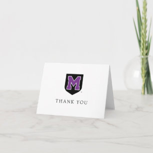 University of Mount Union Graduation Letterpress Thank You Card