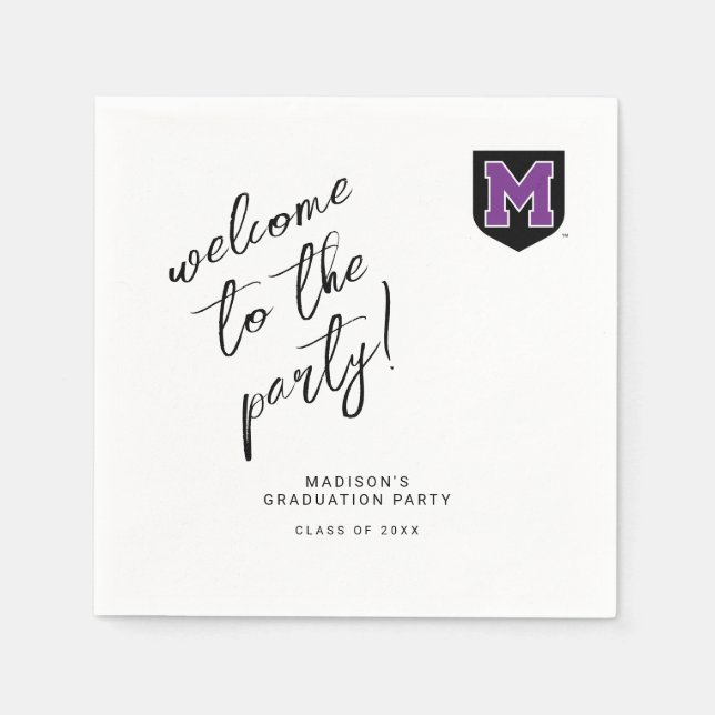 University of Mount Union Graduation Napkins (Front)
