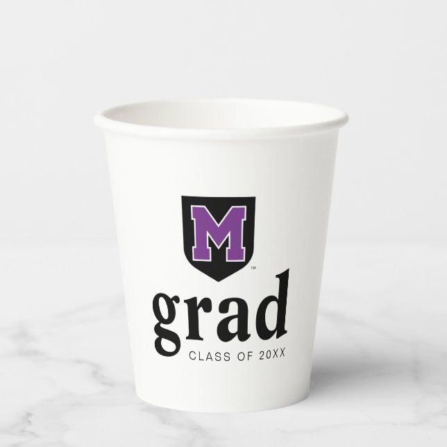 University of Mount Union Graduation Paper Cups (Front)