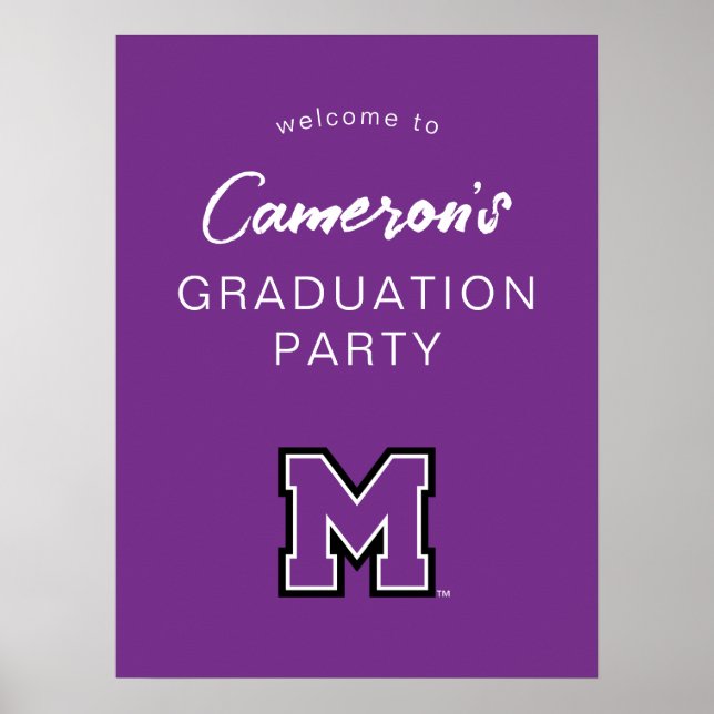University of Mount Union Graduation Poster (Front)