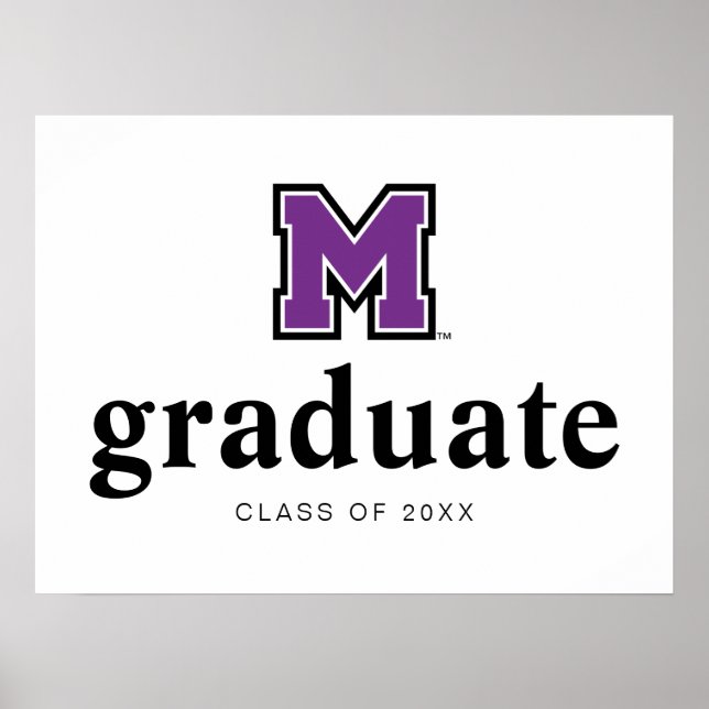 University of Mount Union Graduation Poster (Front)