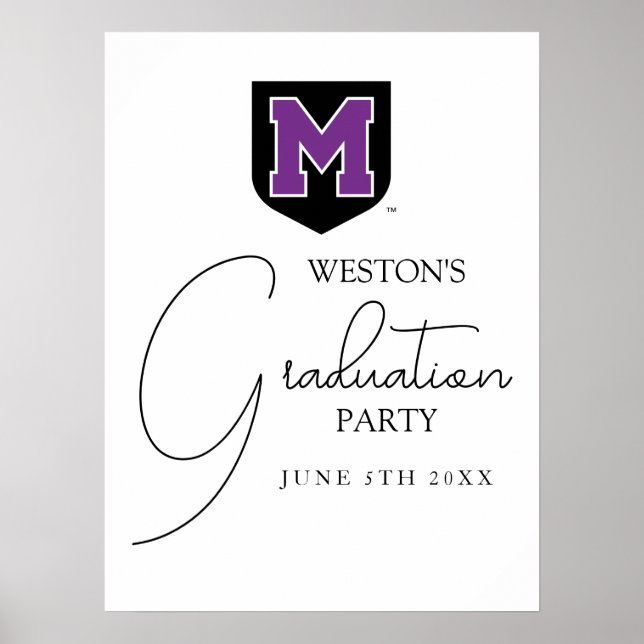 University of Mount Union Graduation Poster (Front)