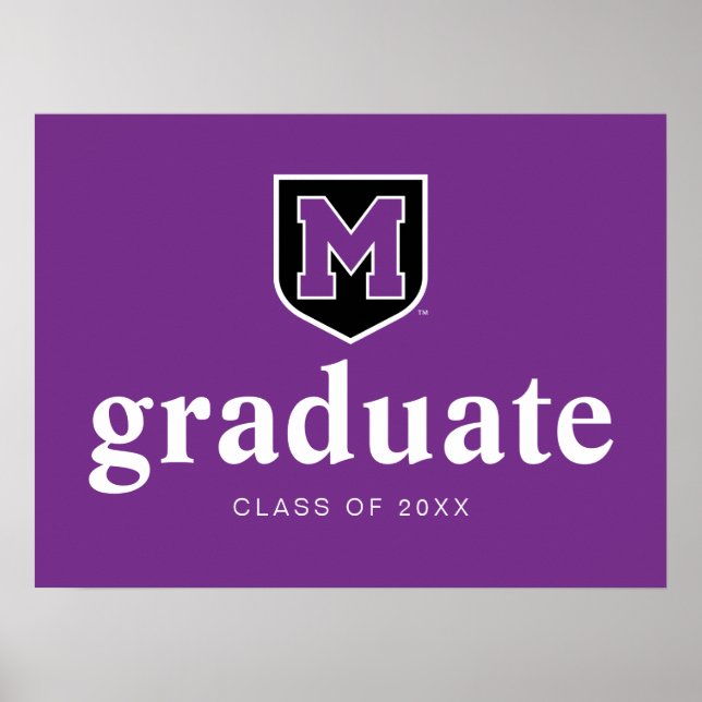 University of Mount Union Graduation Poster (Front)