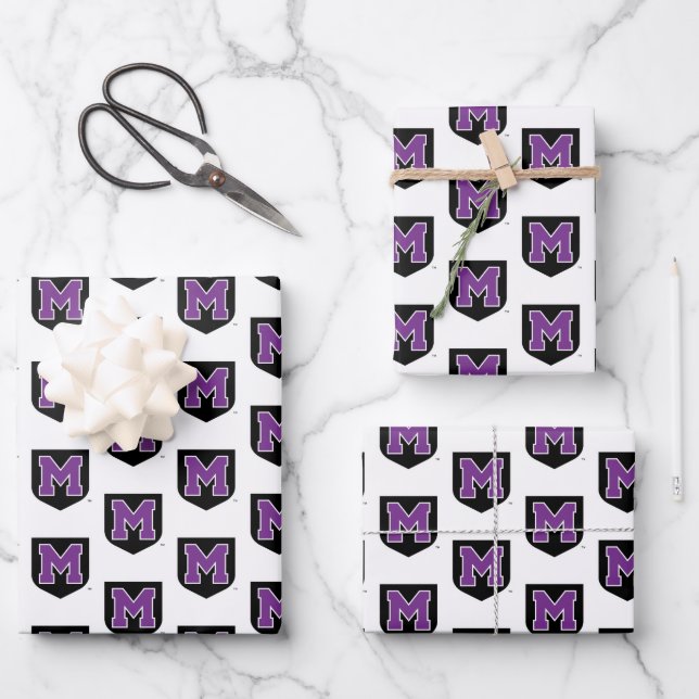 University of Mount Union Graduation Wrapping Paper Sheets (Front)