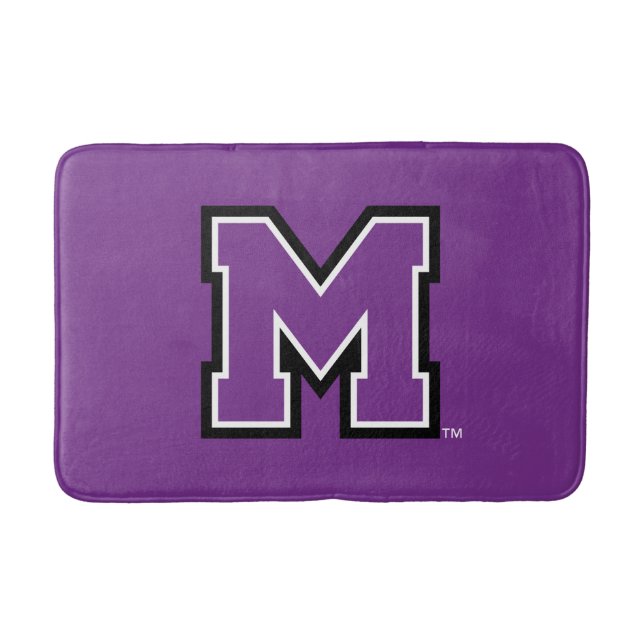 University of Mount Union M Bath Mat (Front)