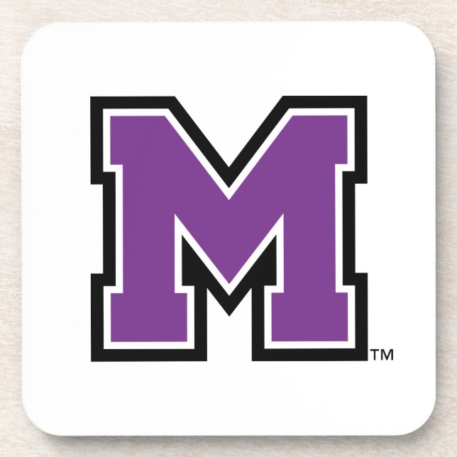 University of Mount Union M Beverage Coaster (Front)