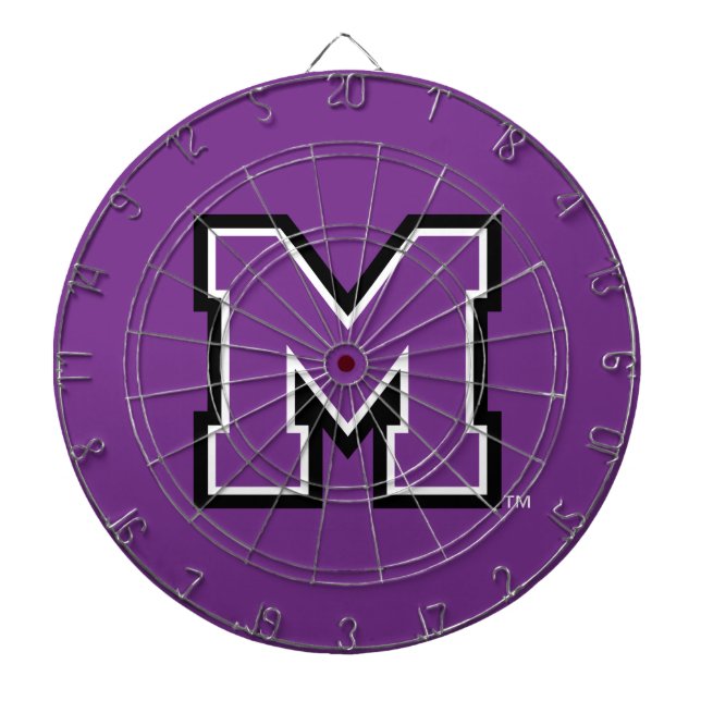 University of Mount Union M Dart Board (Front)