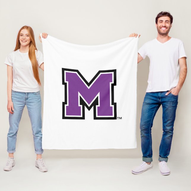 University of Mount Union M Fleece Blanket (In Situ)