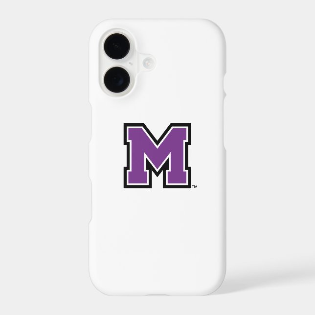 University of Mount Union M iPhone Case (Back)