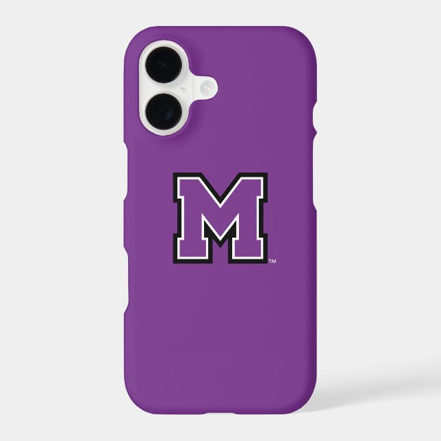 University of Mount Union M iPhone Case (Back)