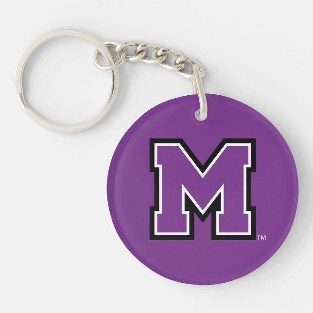 University of Mount Union M Keychain (Front)