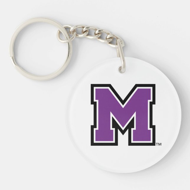 University of Mount Union M Keychain (Front)