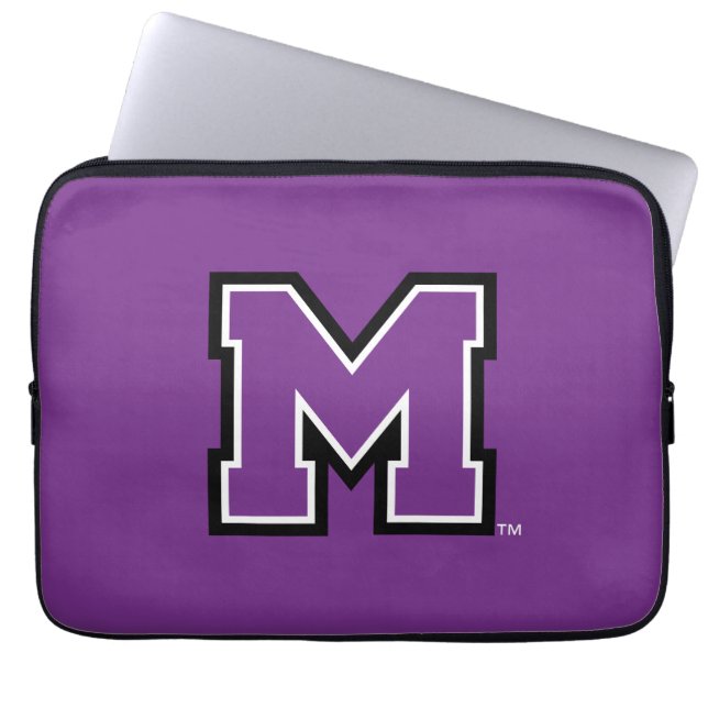 University of Mount Union M Laptop Sleeve (Front)