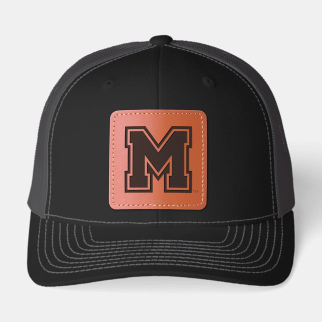 University of Mount Union M Leather Patch Hat (Front)