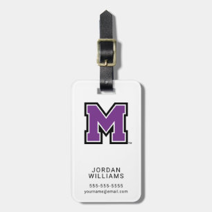 University of Mount Union M Luggage Tag