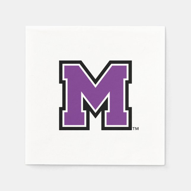 University of Mount Union M Napkins (Front)