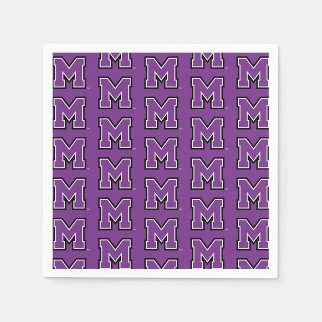 University of Mount Union M Napkins (Front)