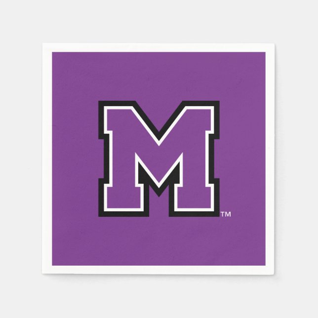 University of Mount Union M Napkins (Front)