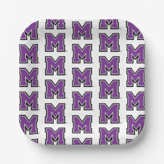 University of Mount Union M Paper Plates