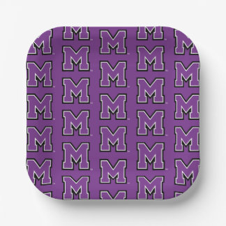 University of Mount Union M Paper Plates