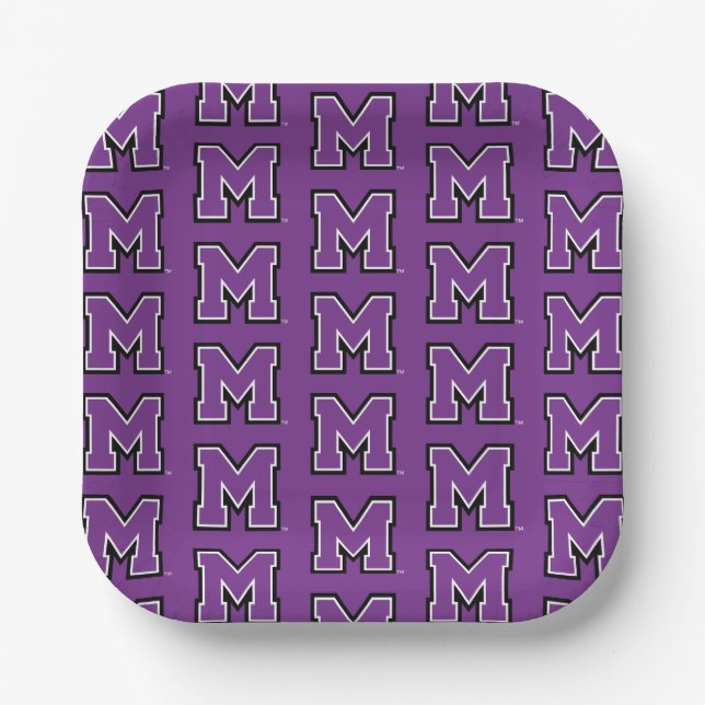 University of Mount Union M Paper Plates (Front)